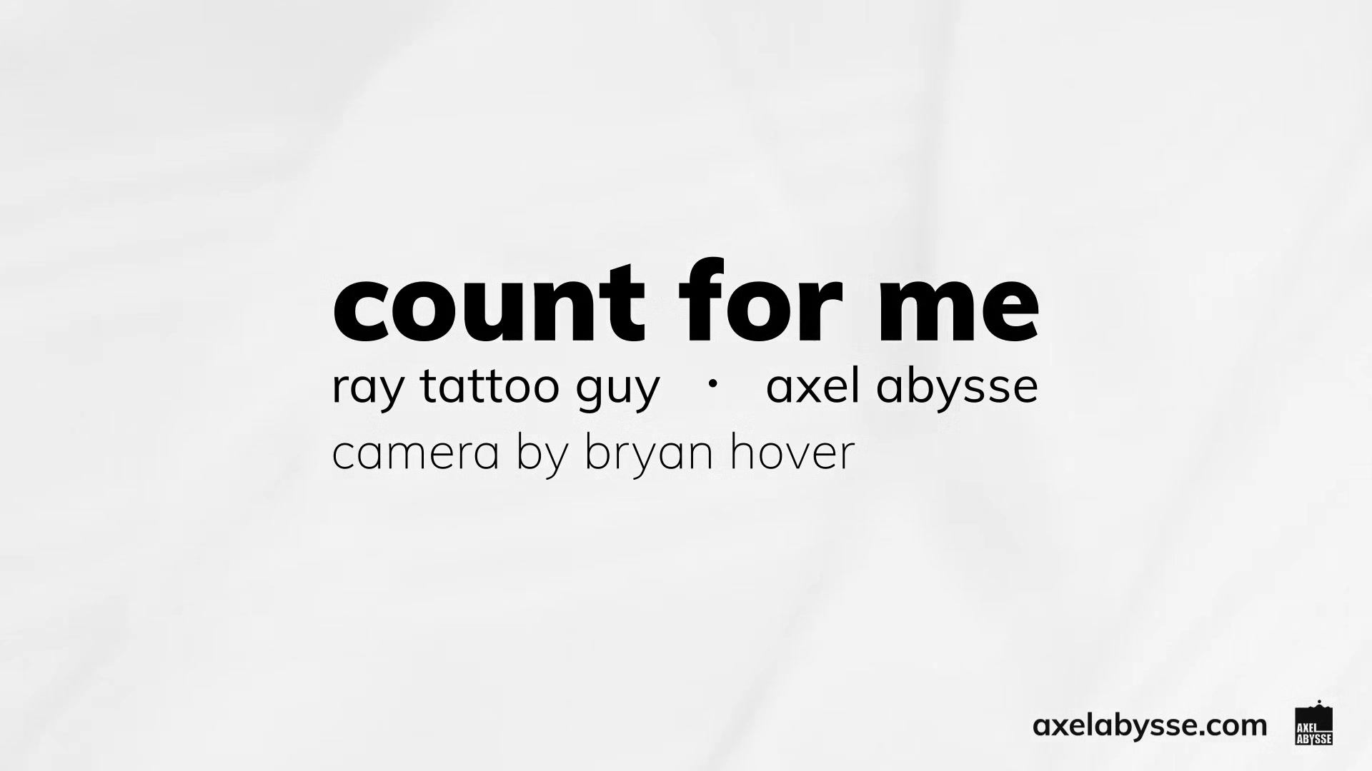Count for Me