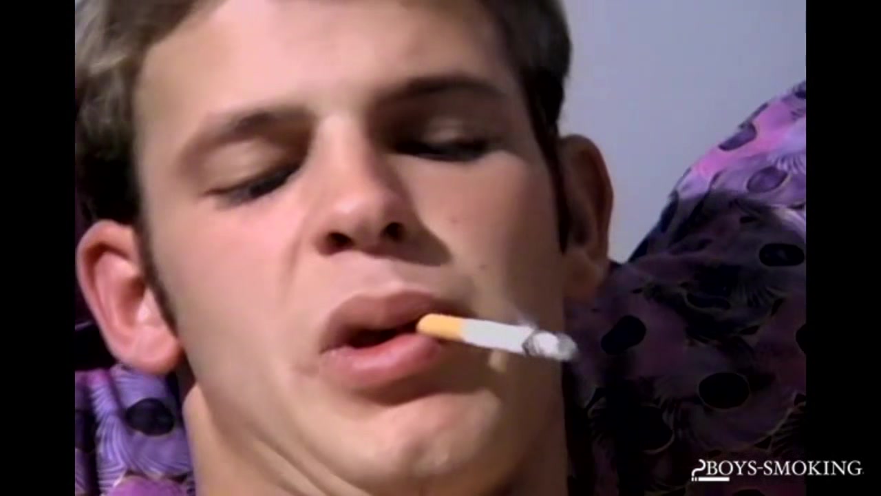 BoysSmoking: Chad sensually jerks his thrilled dick while smoking his ciggy