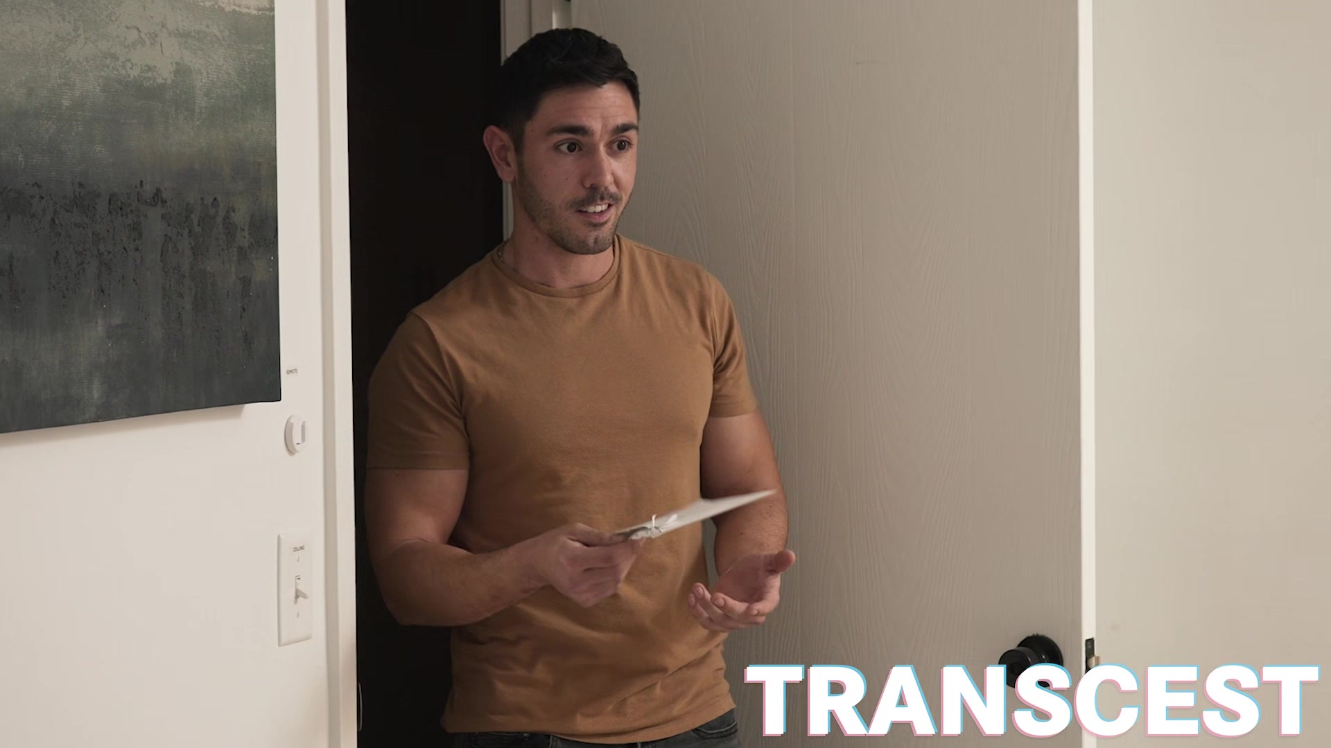 Horny moaning FTM twink Atlas Alexander eaten out