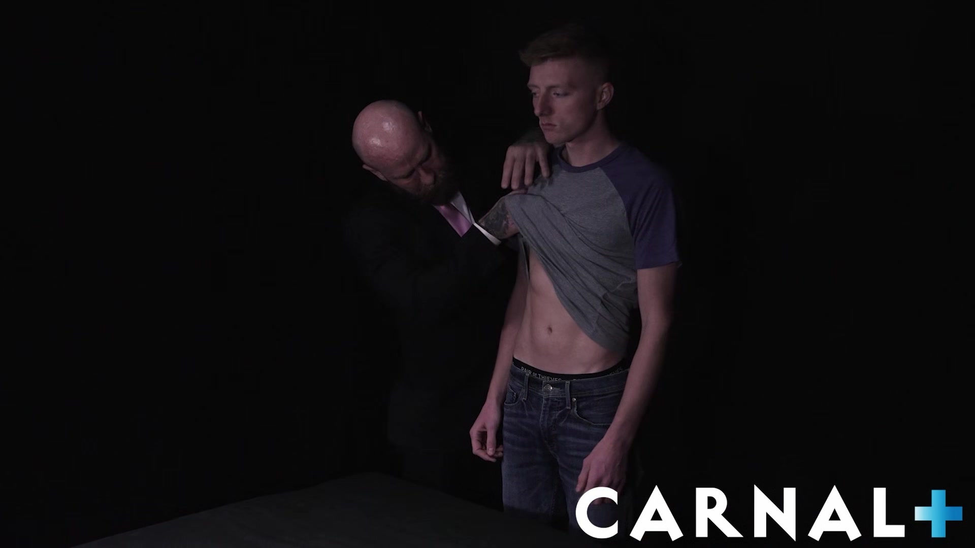 BoyForSale - Beautiful smooth submissive split apart by Dom Jack Dixon