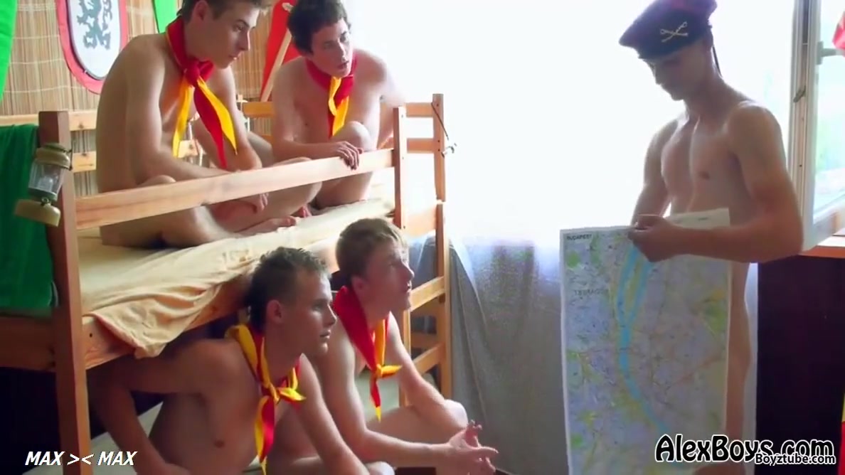 Five Lad Scouts Have A Joy Themselves