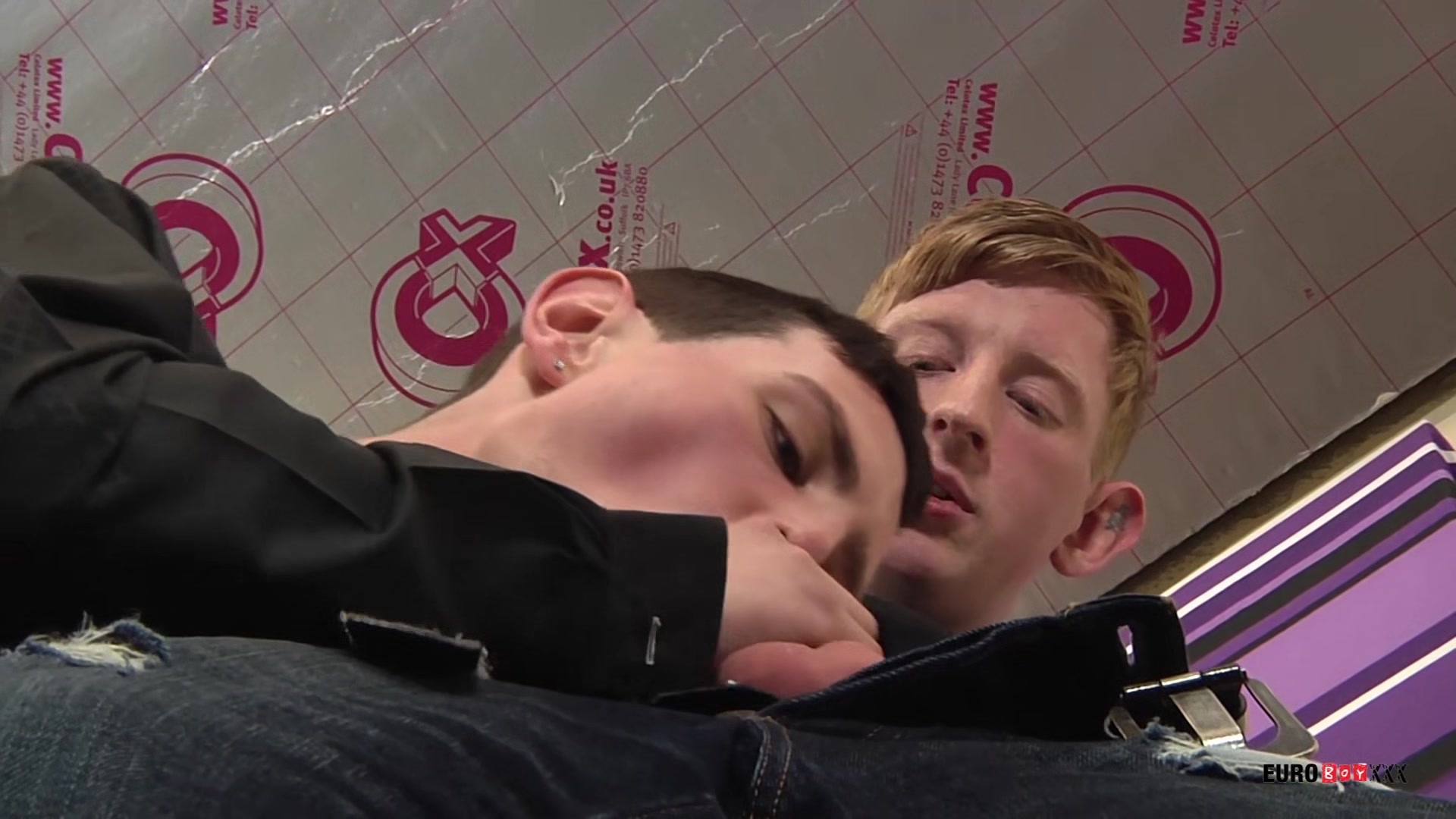 EuroBoyXXX: Levi Stephans gets his ass banged deep by Reece Bentley and Scott Williams