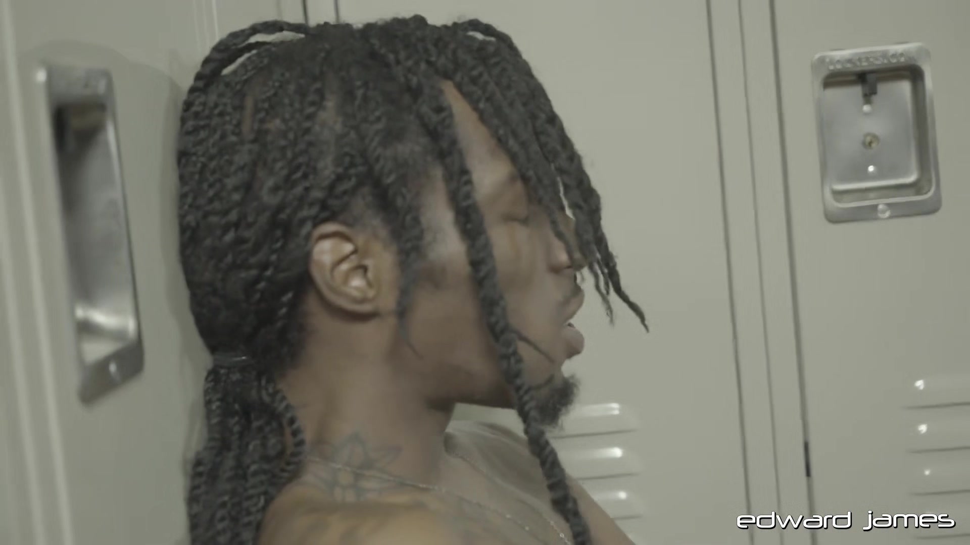 EdwardJames: Twink Zae gets his ass demolished by Robbie Dashs long BBC in the locker room