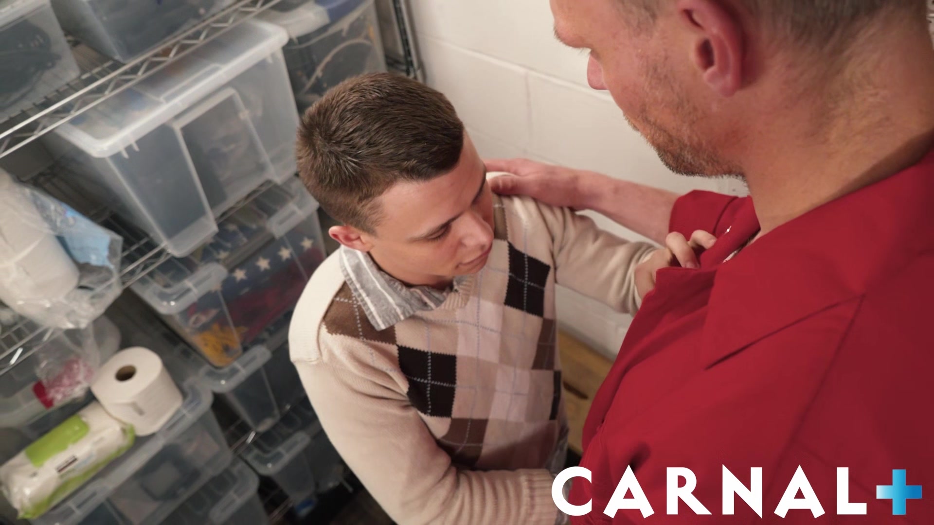 FunSizeBoys Tiny twink Austin Young rides hot hung janitor in closet