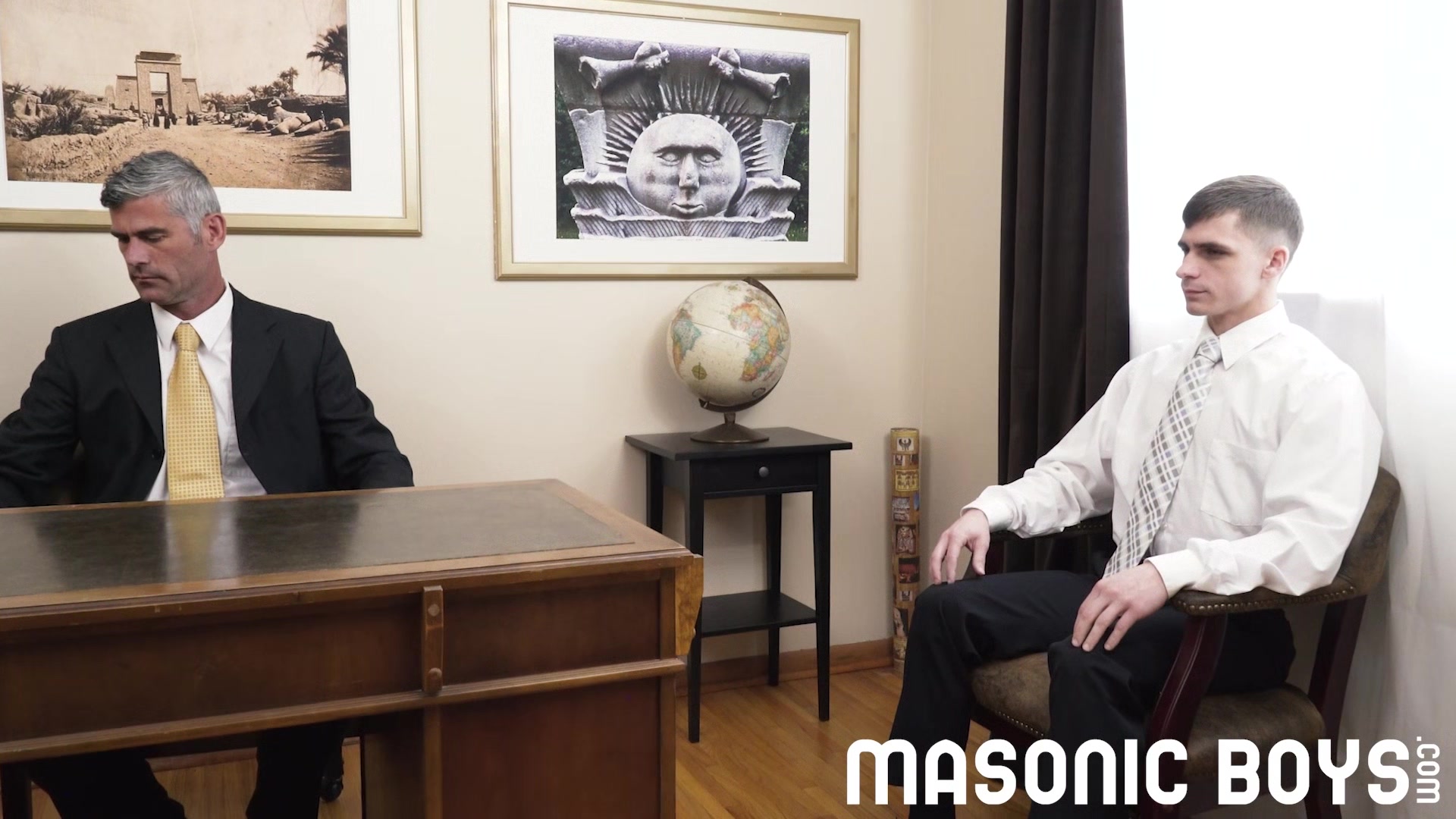 MasonicBoys Obedient bottom Marcus Ryan takes hung silver DILF raw