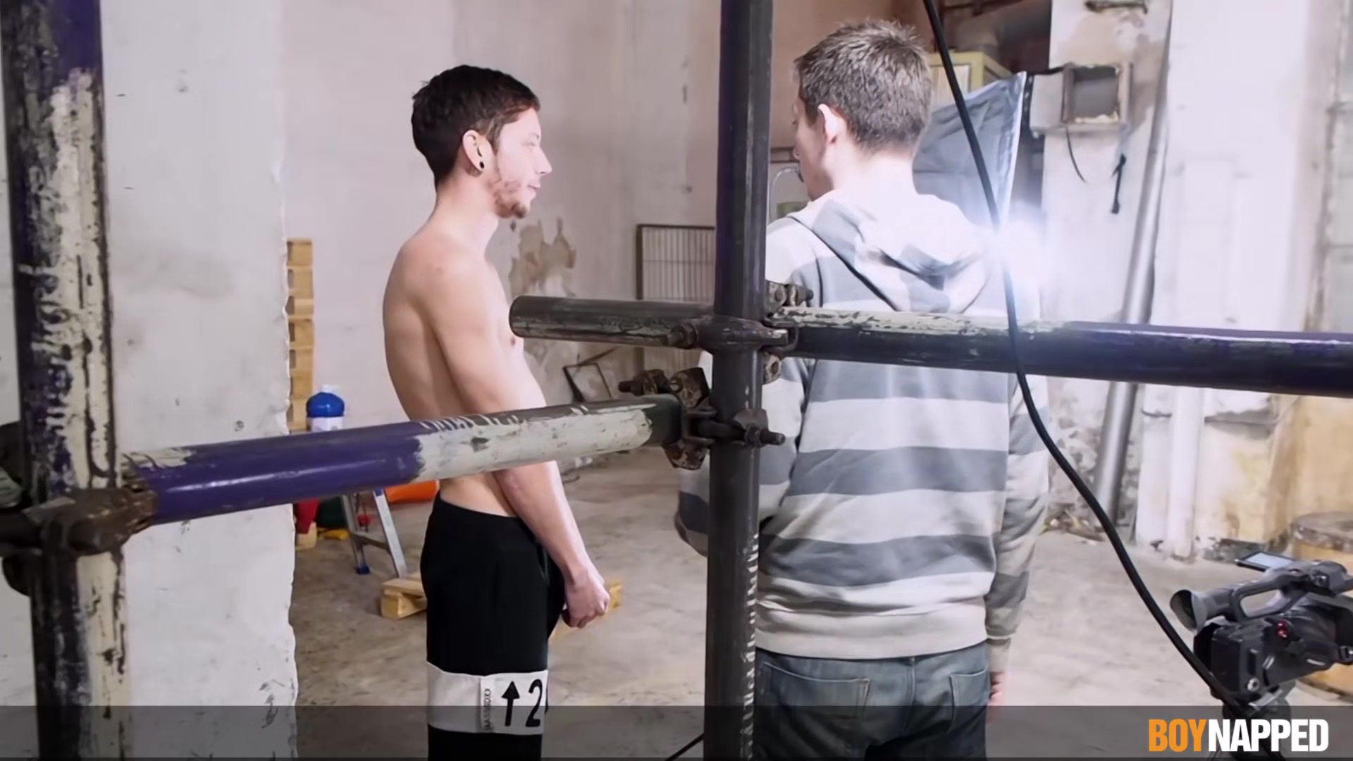 Boynapped - Teaching His New Big Dicked Sub Part 1: Dom Tries Nipple Pinching On His Sub