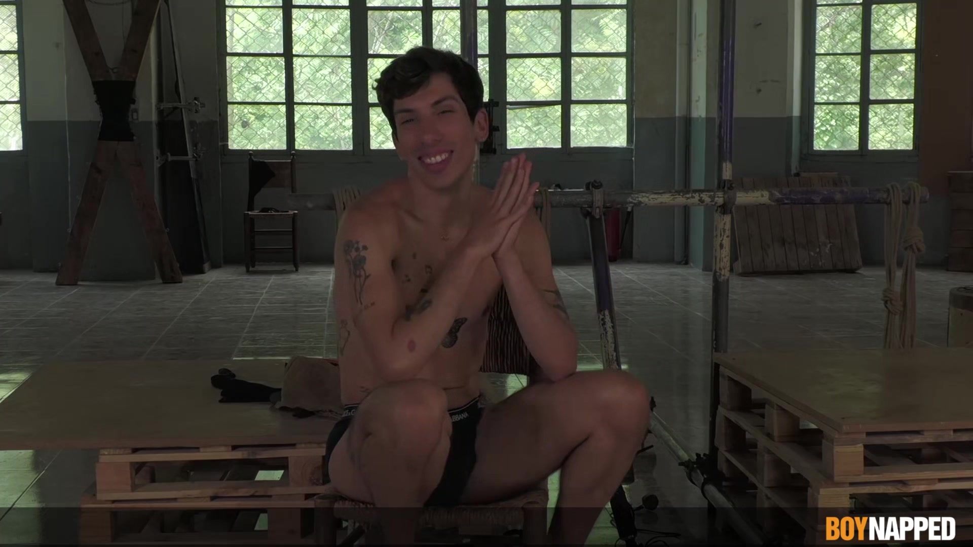 Boynapped - Teaching His New Big Dicked Sub Part 1: Dom Tries Nipple Pinching On His Sub