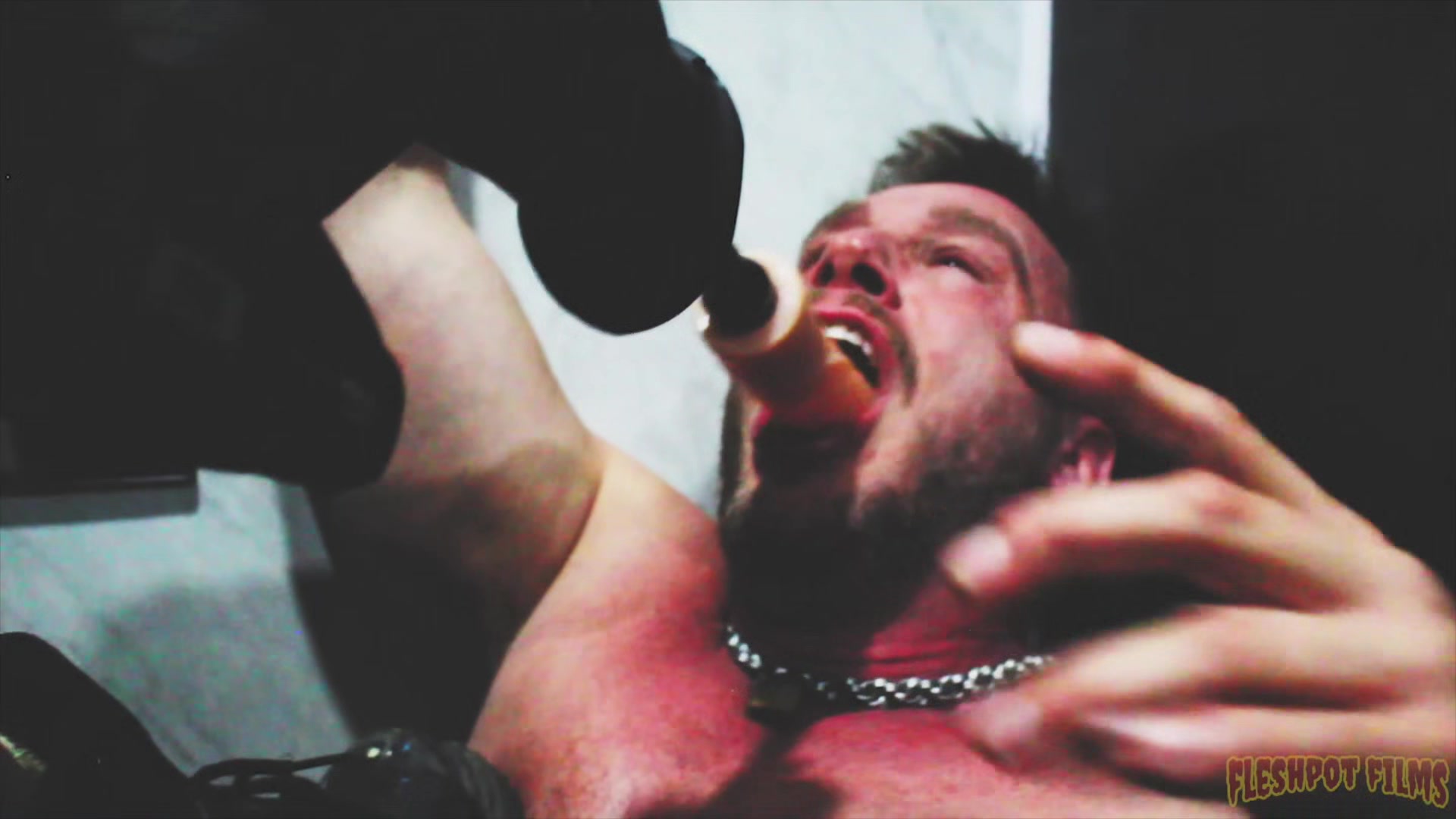 FleshPotFilms: Dom Tim Berlin Drills And Barebacks Muscular Hans Berlin