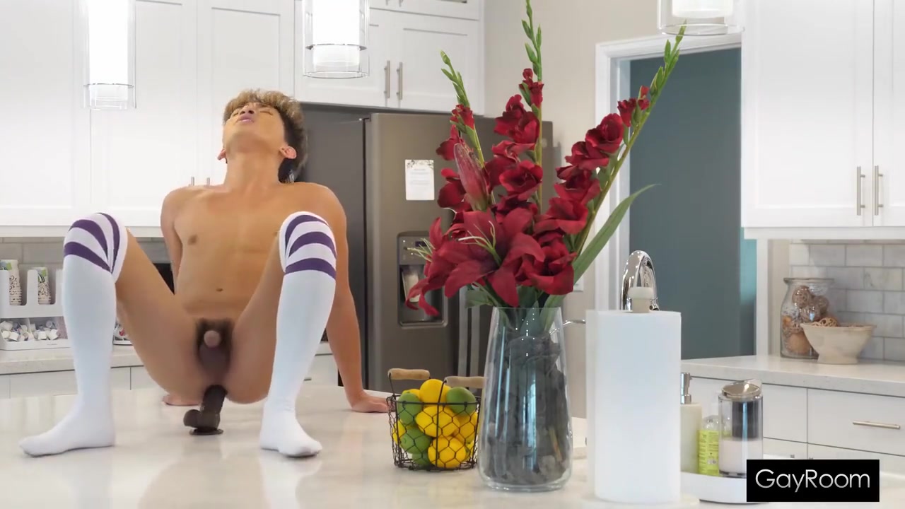 Horny Roommate Twink Swallows Bbc In The Shower