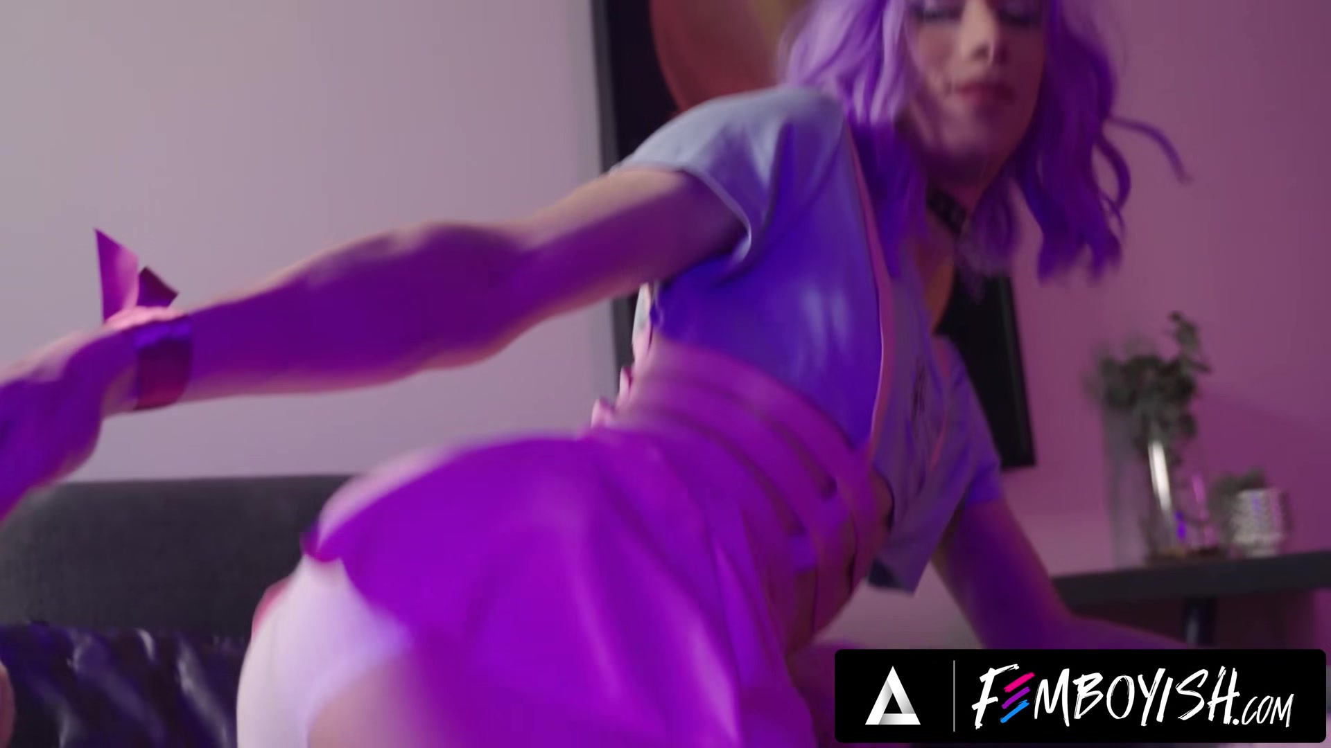 FEMBOYISH - Pastel Femboy Daniel Tanner s Sexy Poses Seduces Enzo Muller For Bareback Assfucking