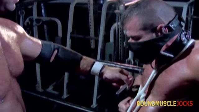 BoundMucleJocks: Bryce Pierce Dominates And Torments Luca Ciccone With Clamps