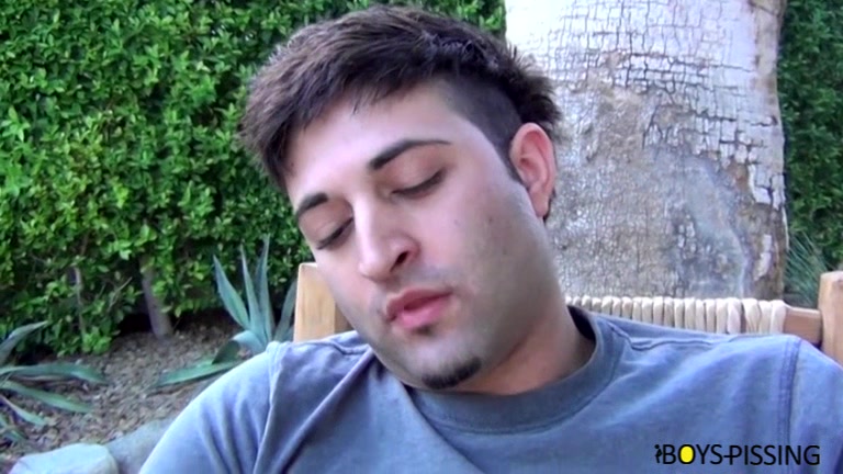 BoyPissing: Naughty Michael Dora Peeing Outside For Voyeur Pleasure