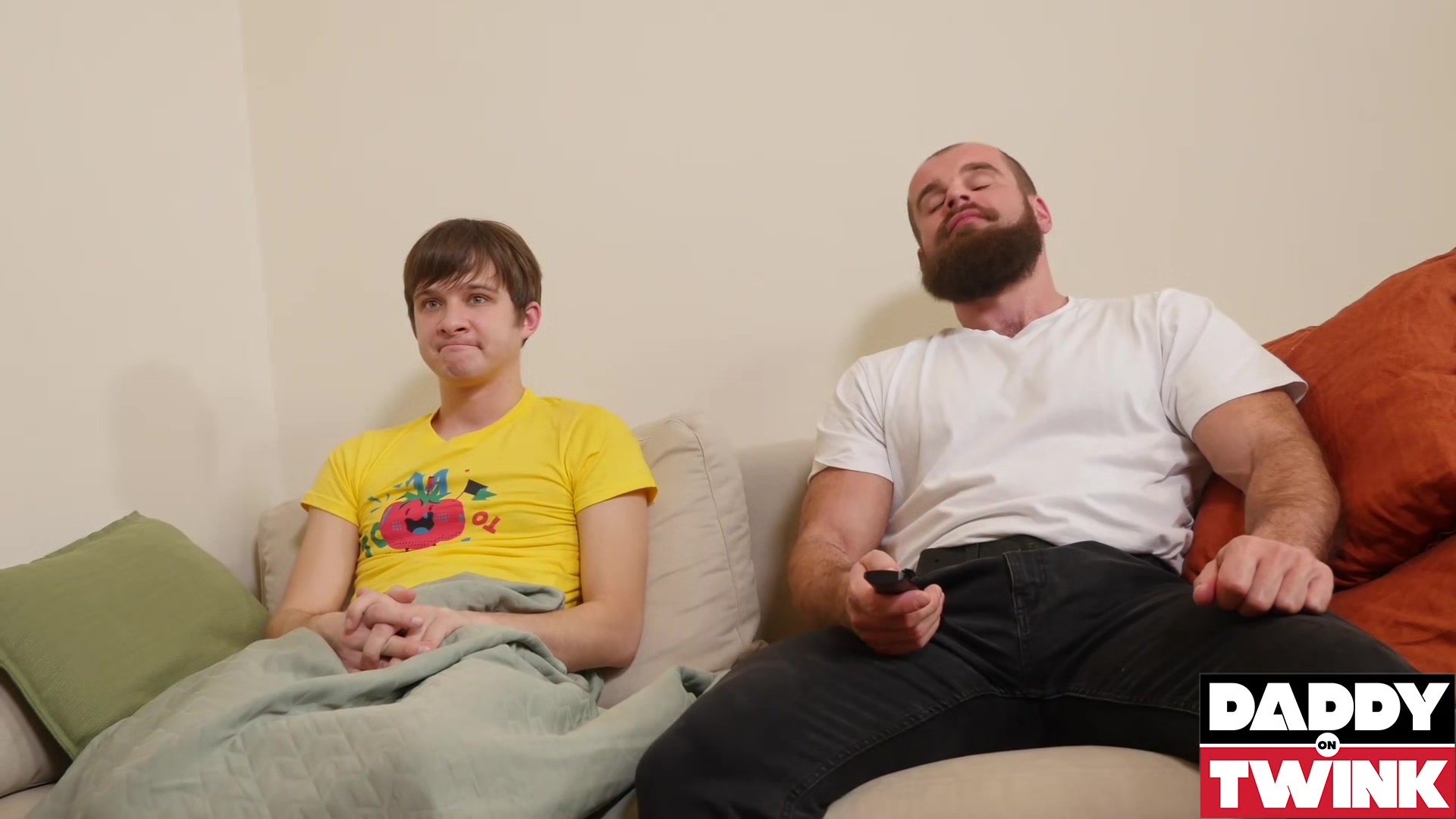 DADDYONTWINK Horny Twink Liam Rose Craves For John Barber Huge Dick