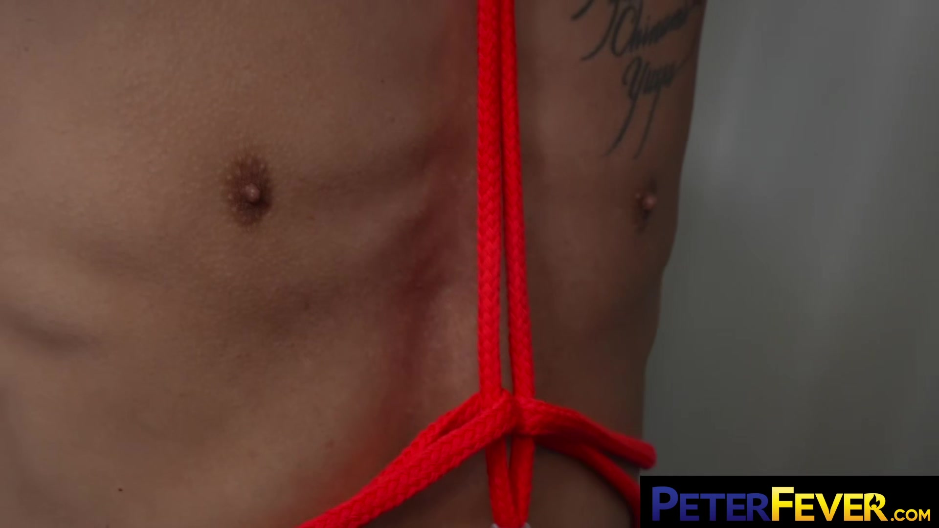 PETERFEVER Muscle God Hiroya Fucks Bound Kouya's Horny Ass