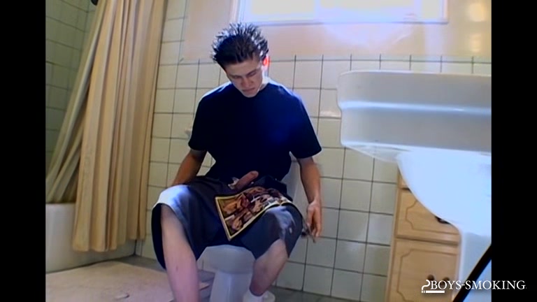 BoysSmoking: Ian Madrox Enjoys His Solo Time Stroking And Smoking