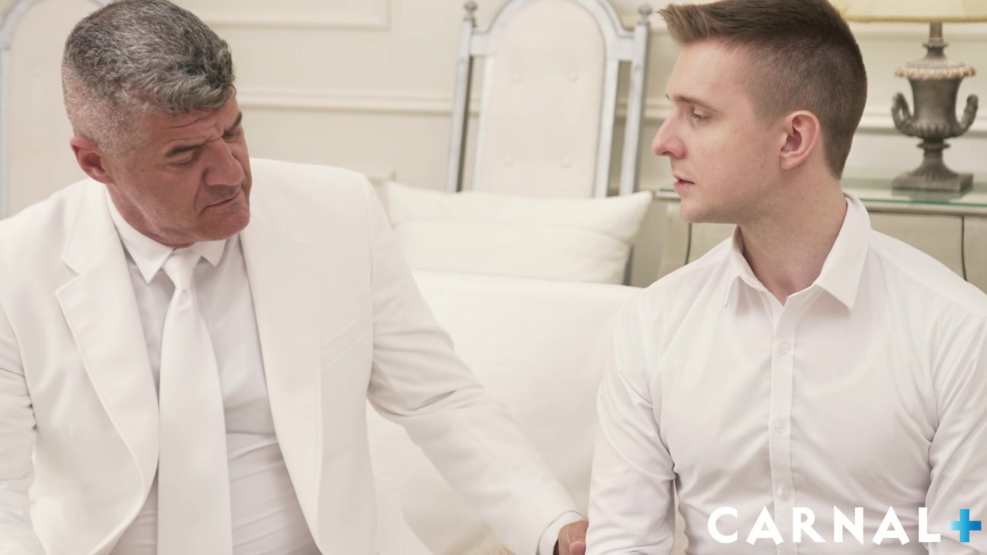 MasonicBoys - Sexy twink Serg Shepard barebacked by hung suited DILF