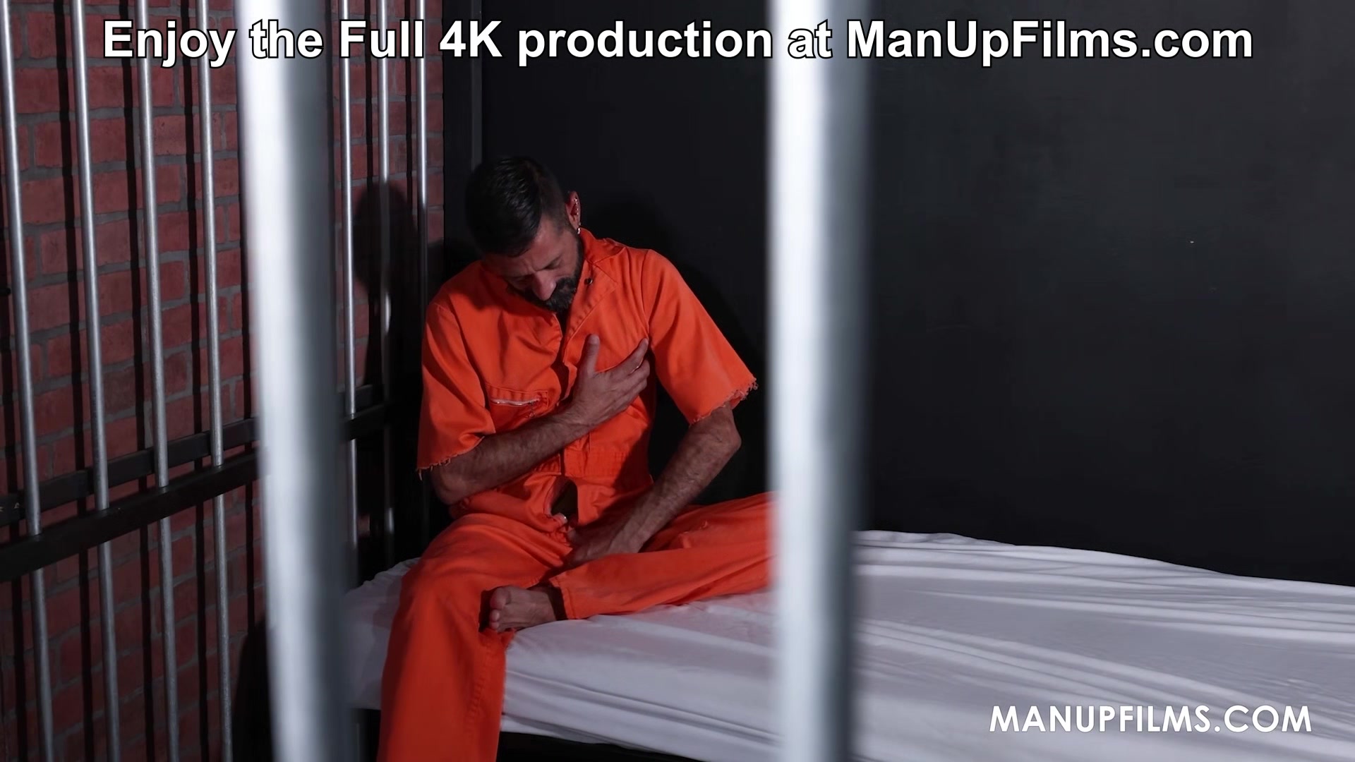 Edging in Jail with Max Sexystache & Enrique Yohel for ManUpFilms