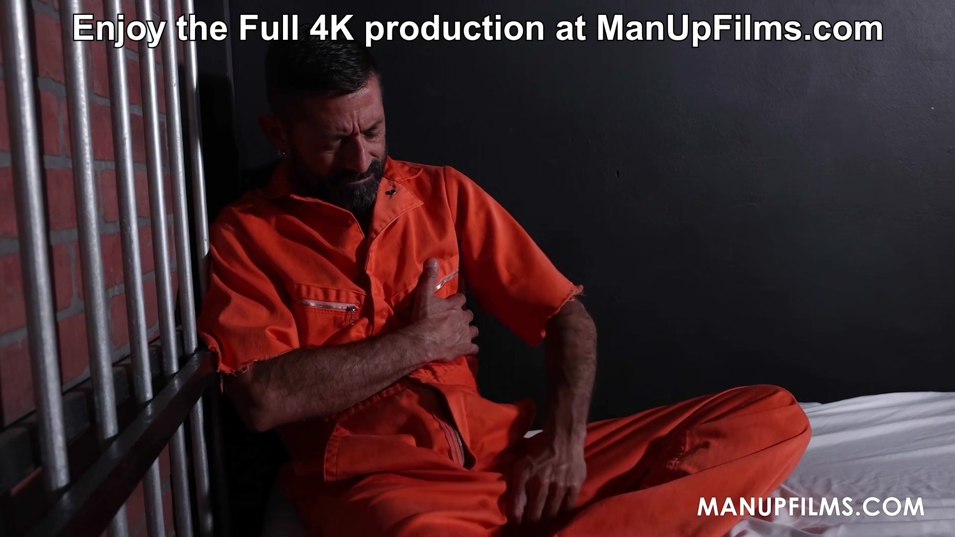 Edging in Jail with Max Sexystache & Enrique Yohel for ManUpFilms