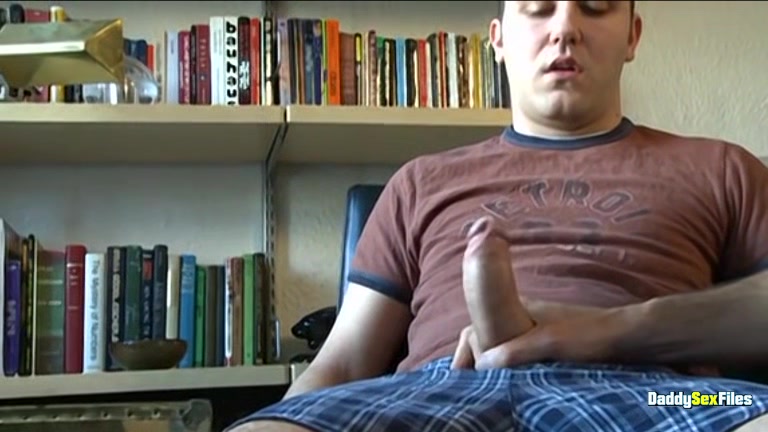 DaddySexFiles: Cam Kurtz Gets His Uncut Dick Jerked Hard And Fast