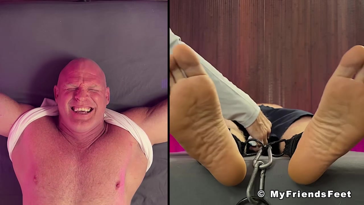 MyFriendsFeet: Hunk Dev Giggles Hard While Being Tickled From His Pits To His Feet