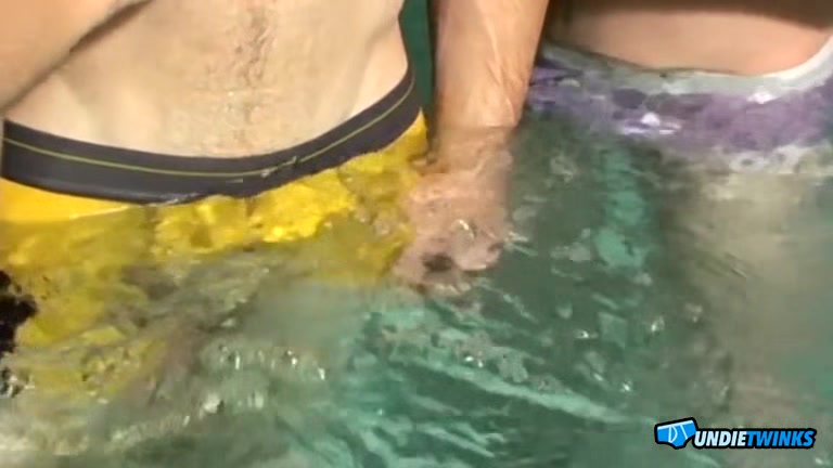 UndieTwinks: Lustful Twinks Suck Their Cocks While Soaking In A Hot Tub