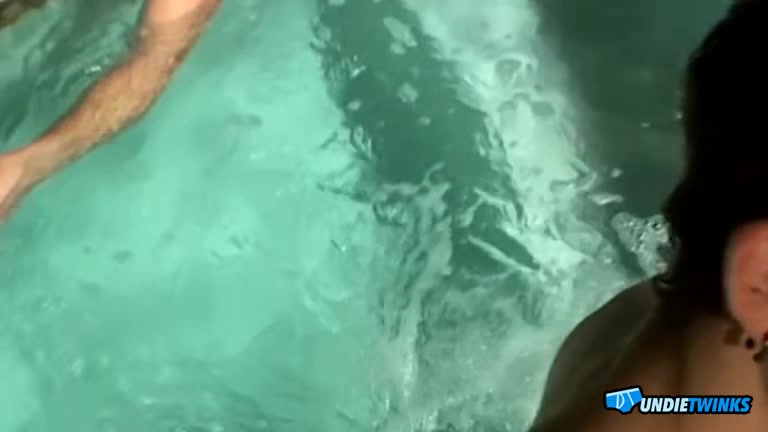 UndieTwinks: Lustful Twinks Suck Their Cocks While Soaking In A Hot Tub
