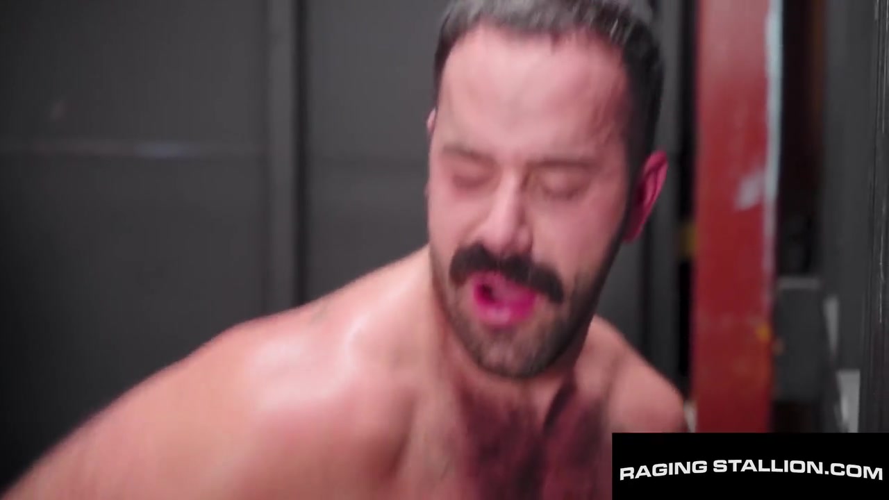 Burly Hunk Smashes Mustachioed Stranger In Seedy Alley Fuck