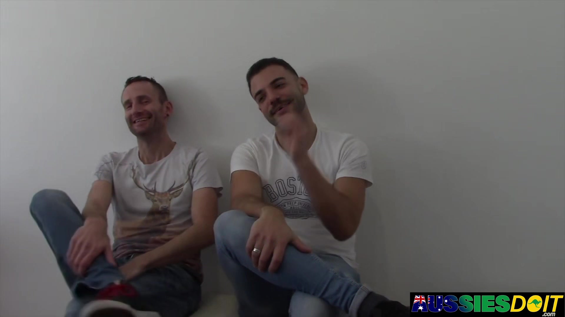 Aussie Bottom Lewis Barebacked By Horny Mason