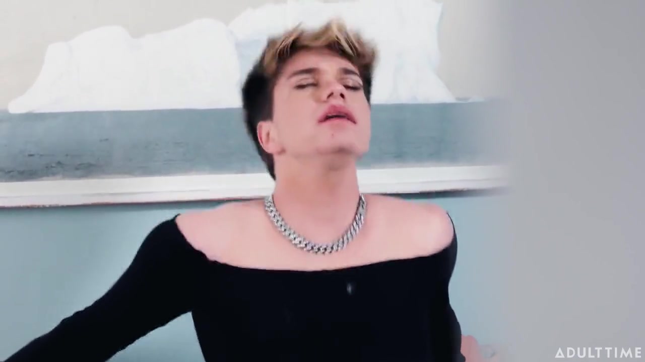 Slutty Femboy Gets Cum Smeared In To His Makeup