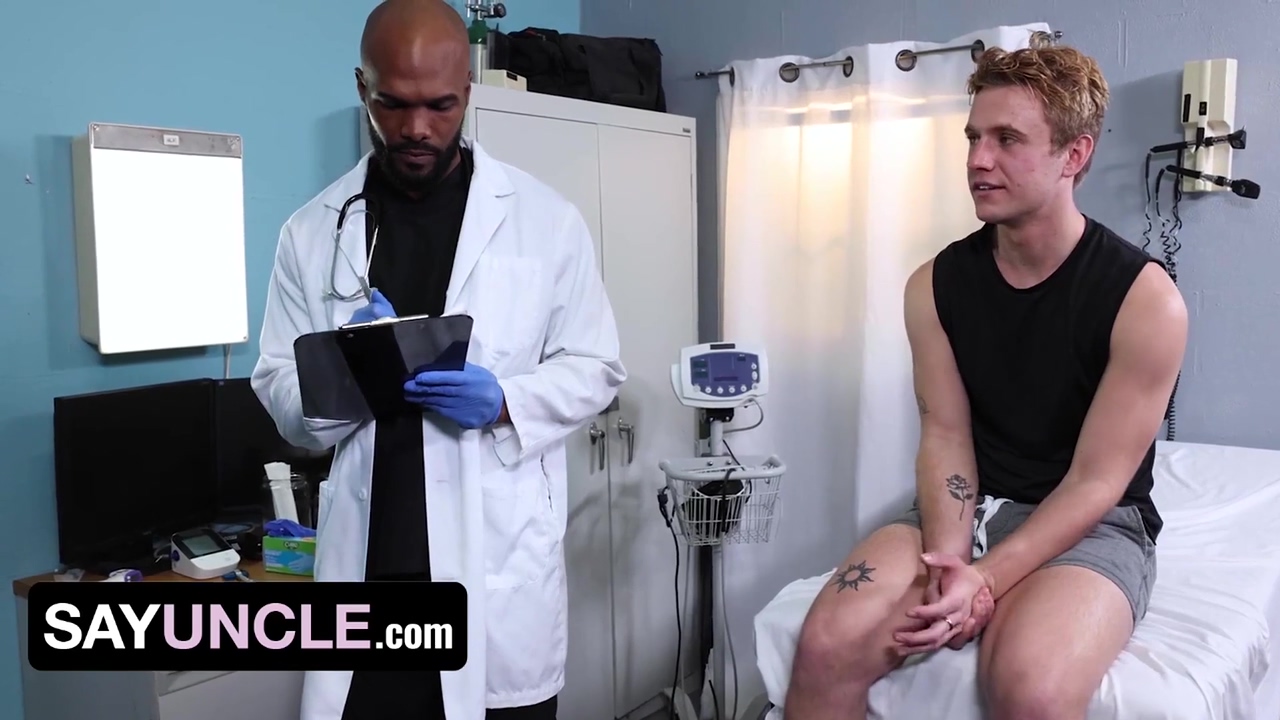 Hot Stepdaddy Black Doctor Takes My Measurements And Stuffs My Little Fuckhole