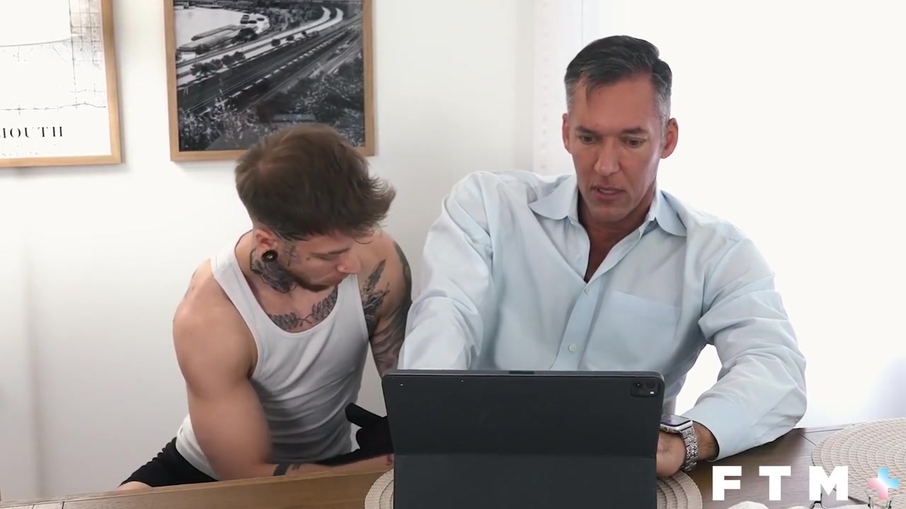 Hairy Dilf Silver Steele Has Ftm Gay Sex W Atlas Alexander