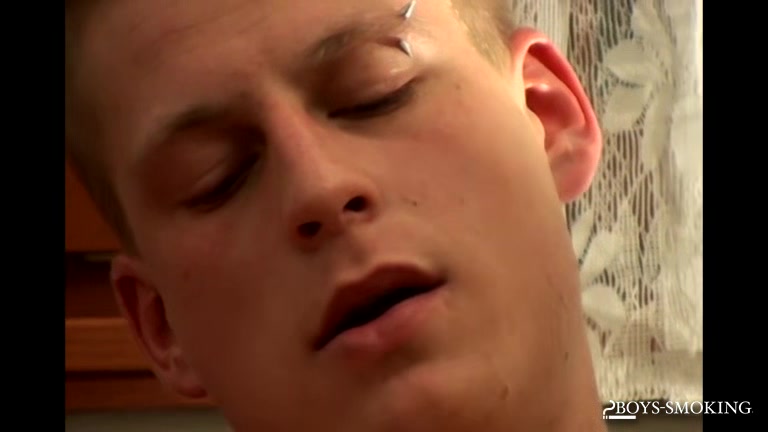 BoysSmoking: Keith Ledger Works Hard On His Thick Cock While Puffing His Cig