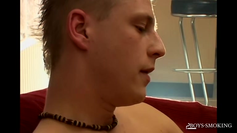 BoysSmoking: Keith Ledger Works Hard On His Thick Cock While Puffing His Cig