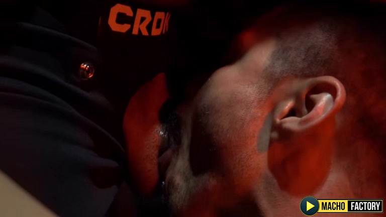MachoFactory: Babylon Prince Dominates Kryz XXX In A Dark Fetish Cell Encounter