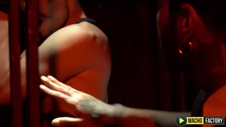 MachoFactory: Babylon Prince Dominates Kryz XXX In A Dark Fetish Cell Encounter