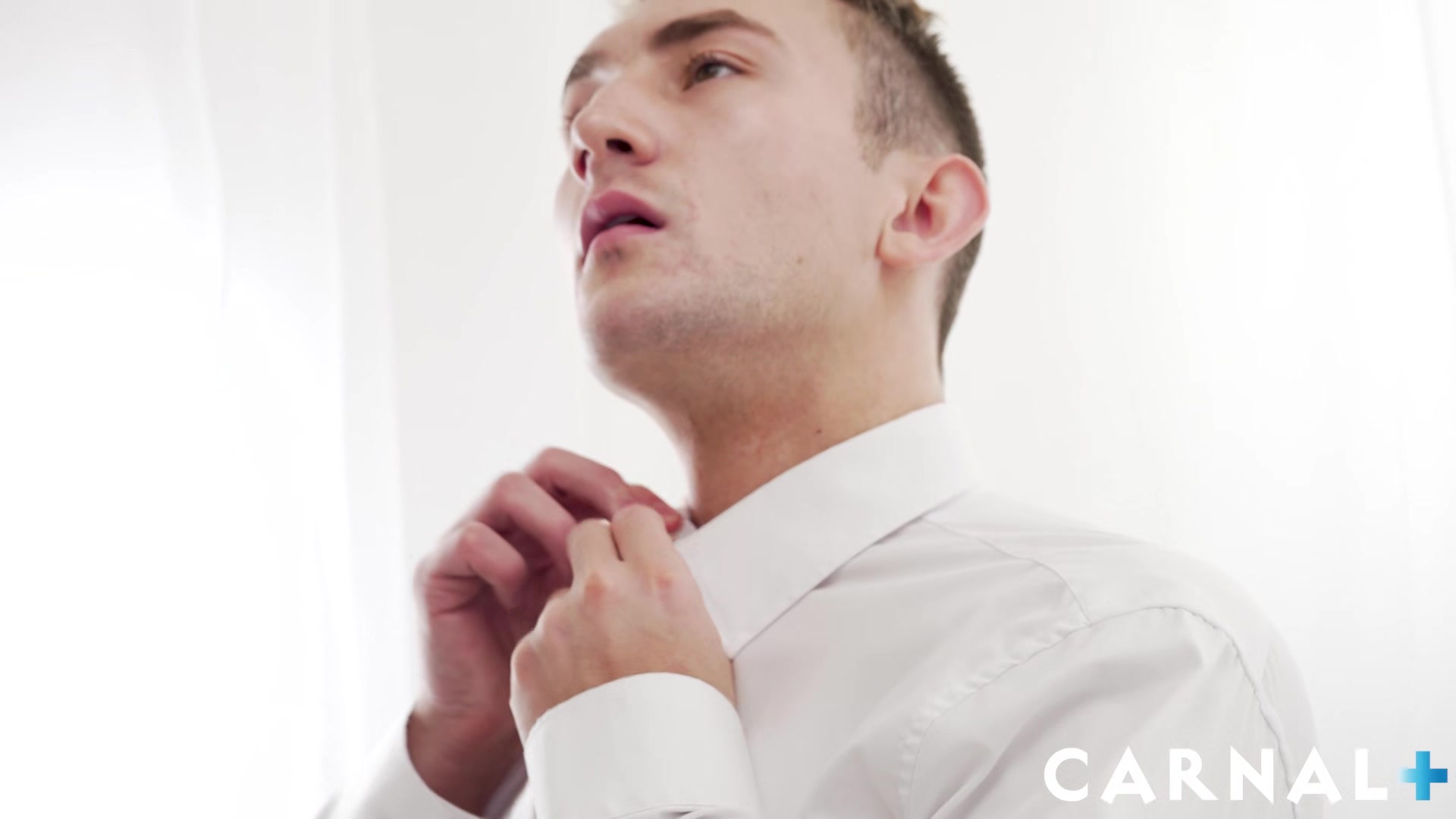 MasonicBoys - Cute suited twink Colton Fox is barebacked by hung DILF