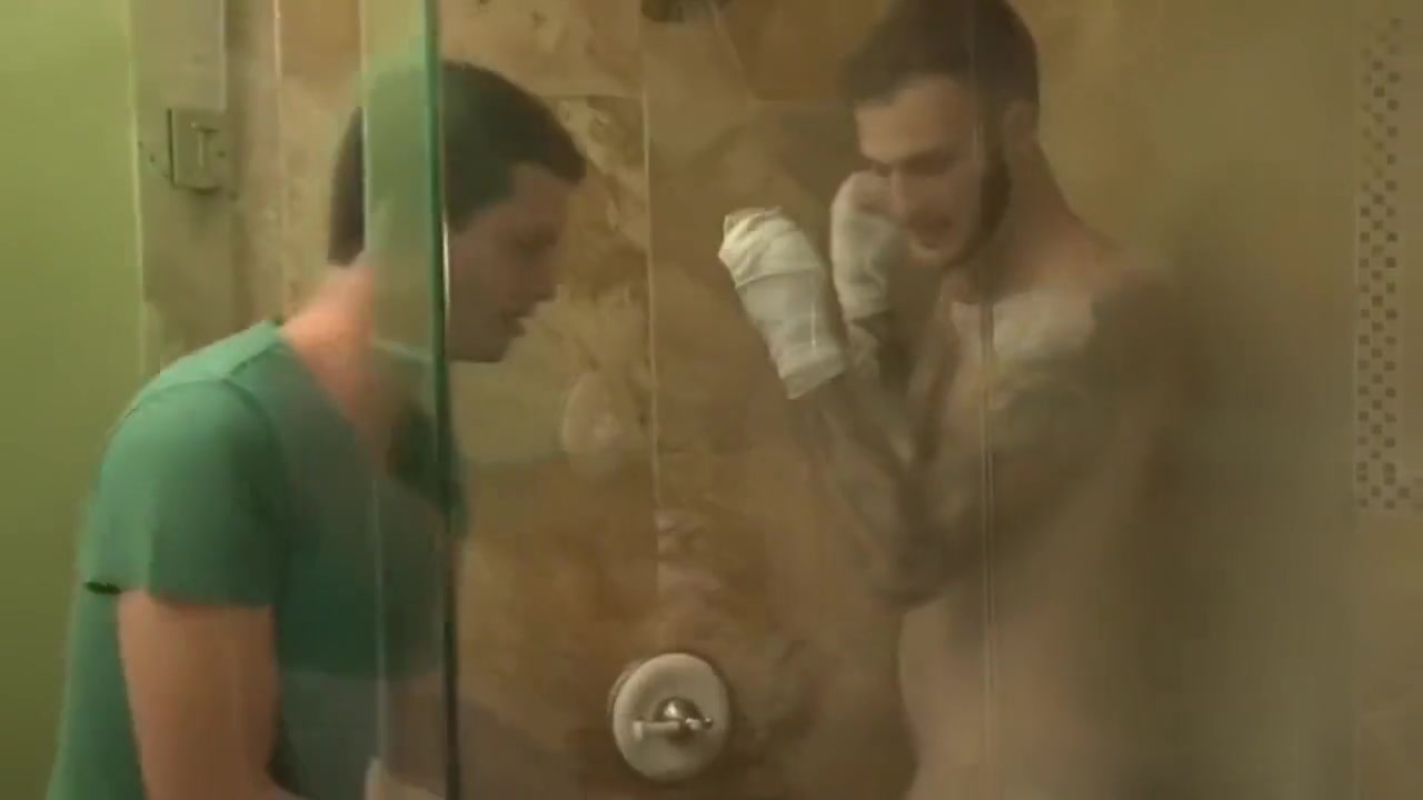 Injured Gay-for-pay Homie Needs Help Showering And Getting Off
