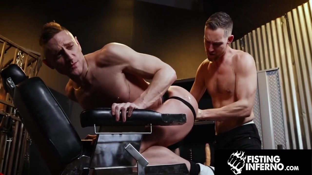 Monster Dildo & Hunk Ethans Throbbing Dick Destroy Rew Lobos Hole