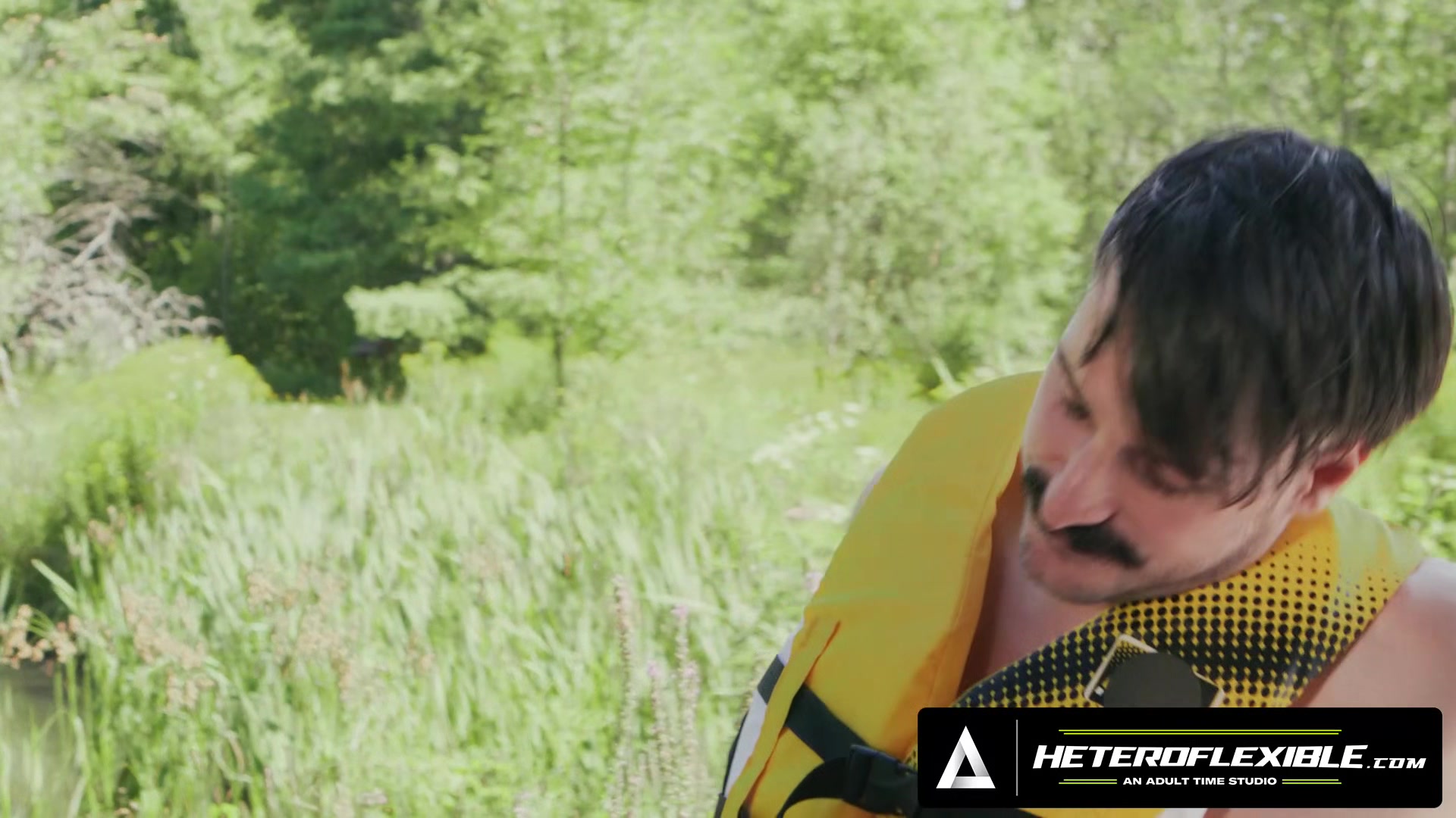HETEROFLEXIBLE - Horny Ethan Chase Borrows Buddy Seb Leblan s Phone For Porn After Jet Ski Accident