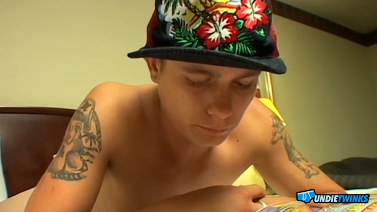 UndieTwinks: Grant Hiller Humps And Shoots Load In His Tiny Briefs