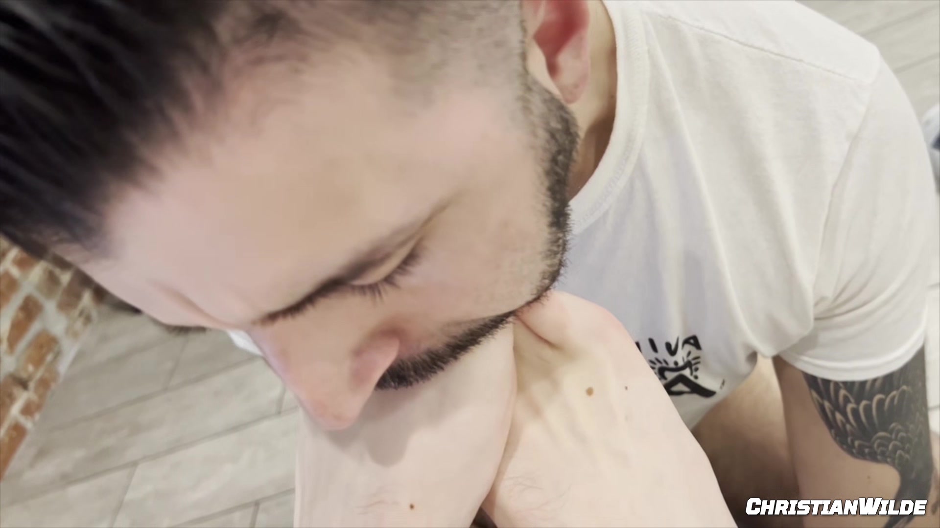 ChristianWilde: Nick Charms Eagerly Licks And Worships Every Inch Of Christian Wildes Feet