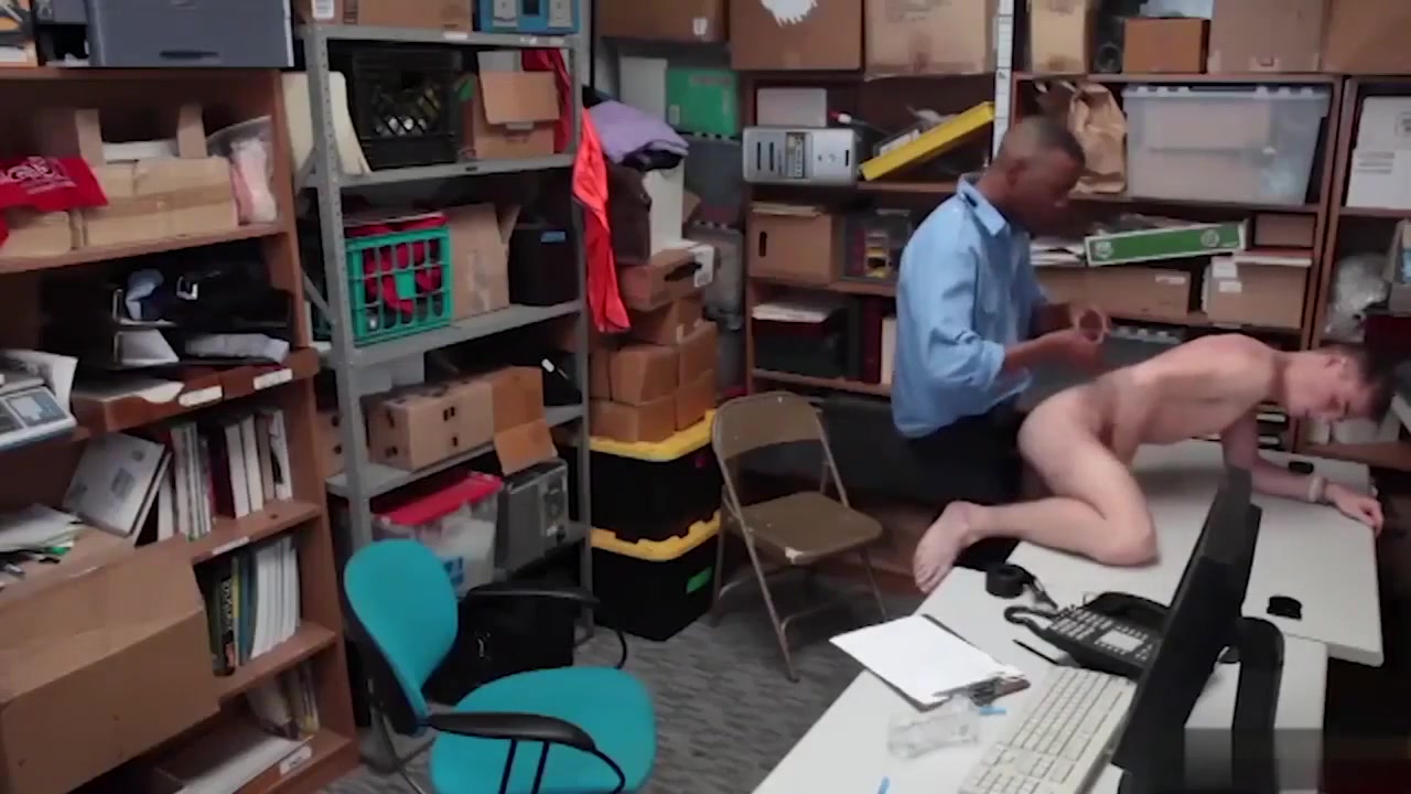 Teenie Detained By A Security Guard