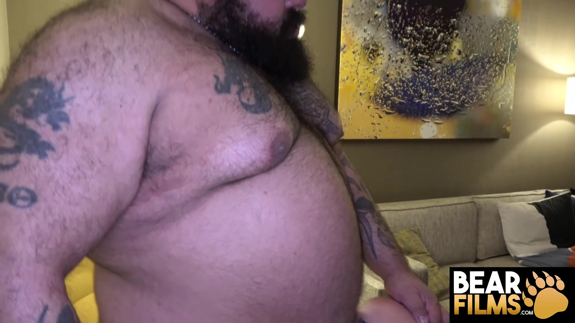 BEARFILMS Fret Rosewood And Texas Hound Engages Bareback Session