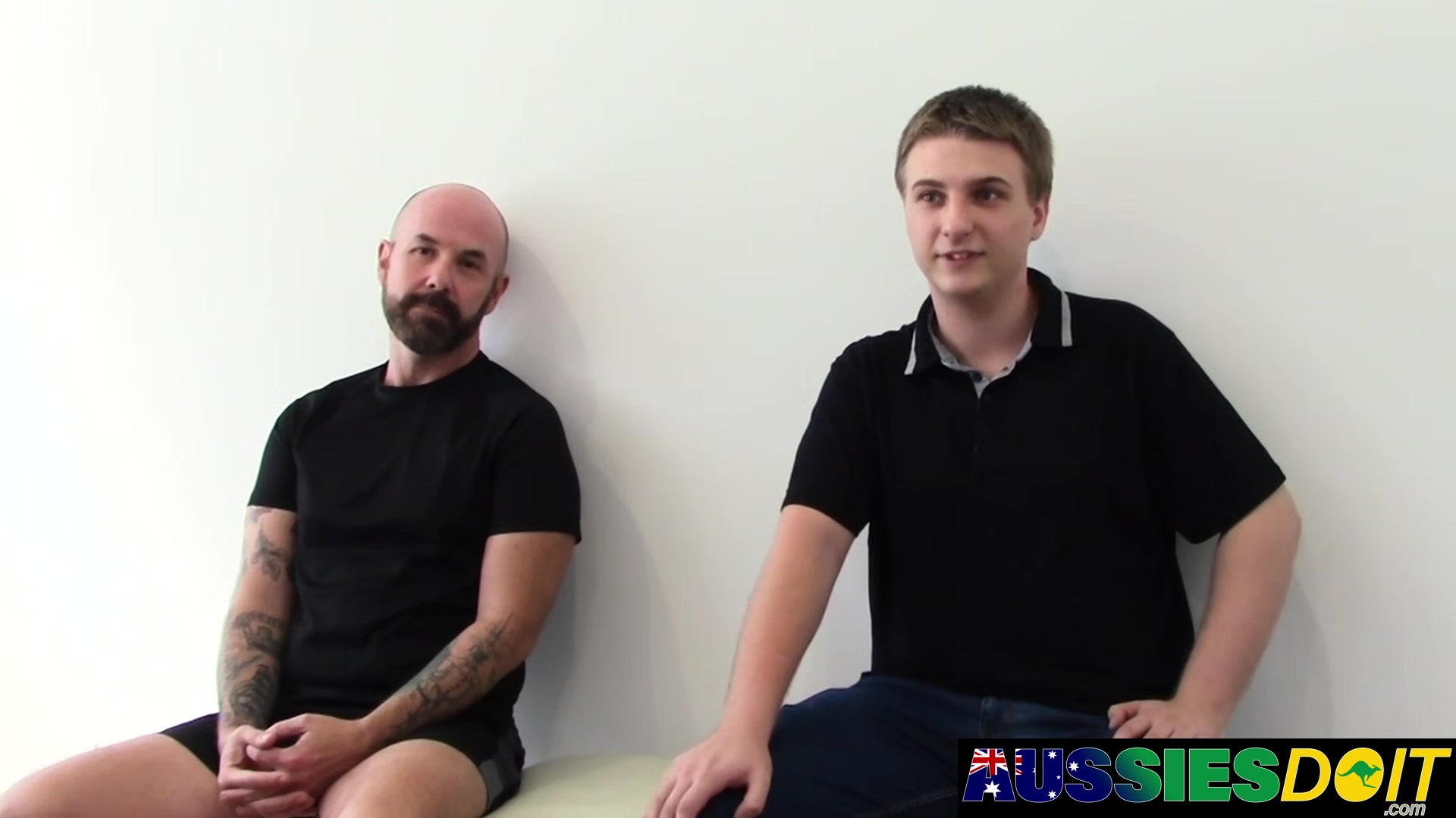 Tattooed Aussie Jaxon Anally Fucks Wyatt Wet Ass
