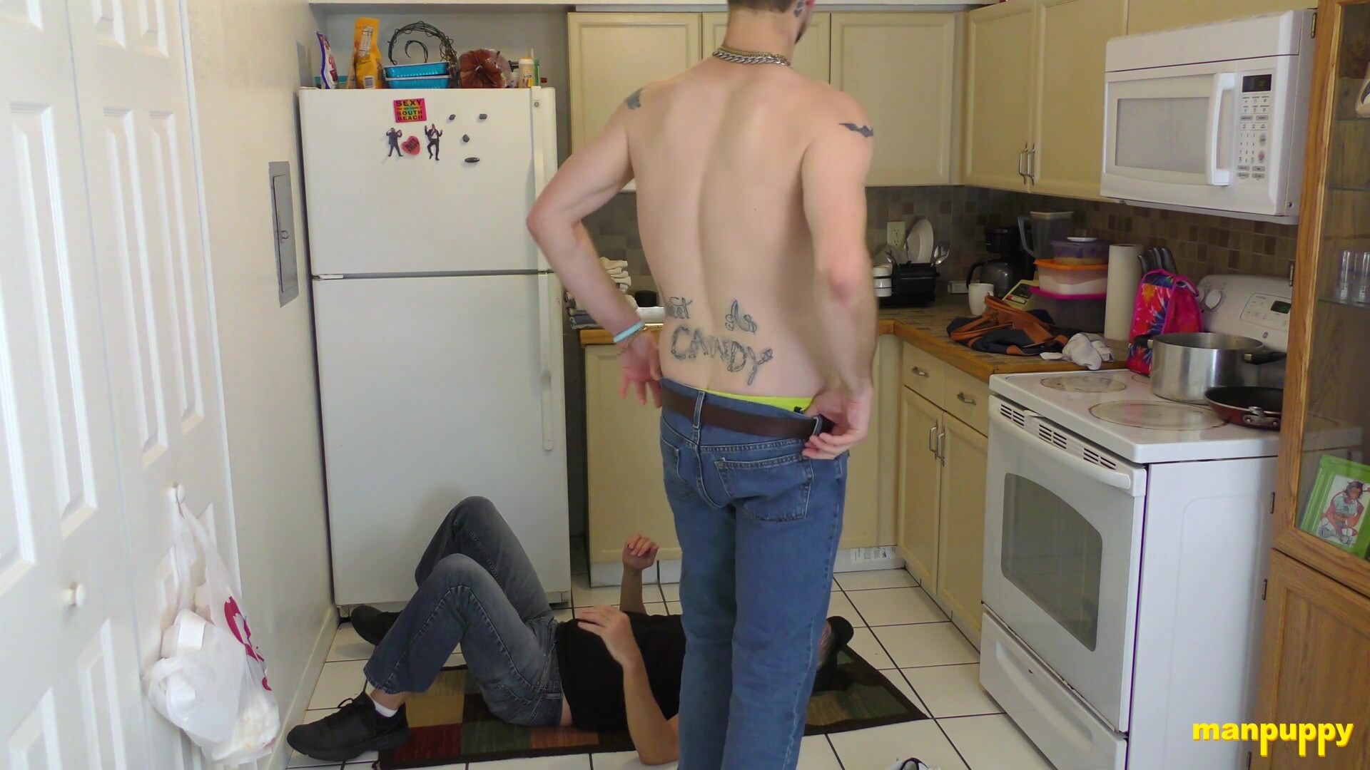 ManPuppy: Jake Skittles Shows Richard Lennox Who Is The Boss With Intense Face Sitting