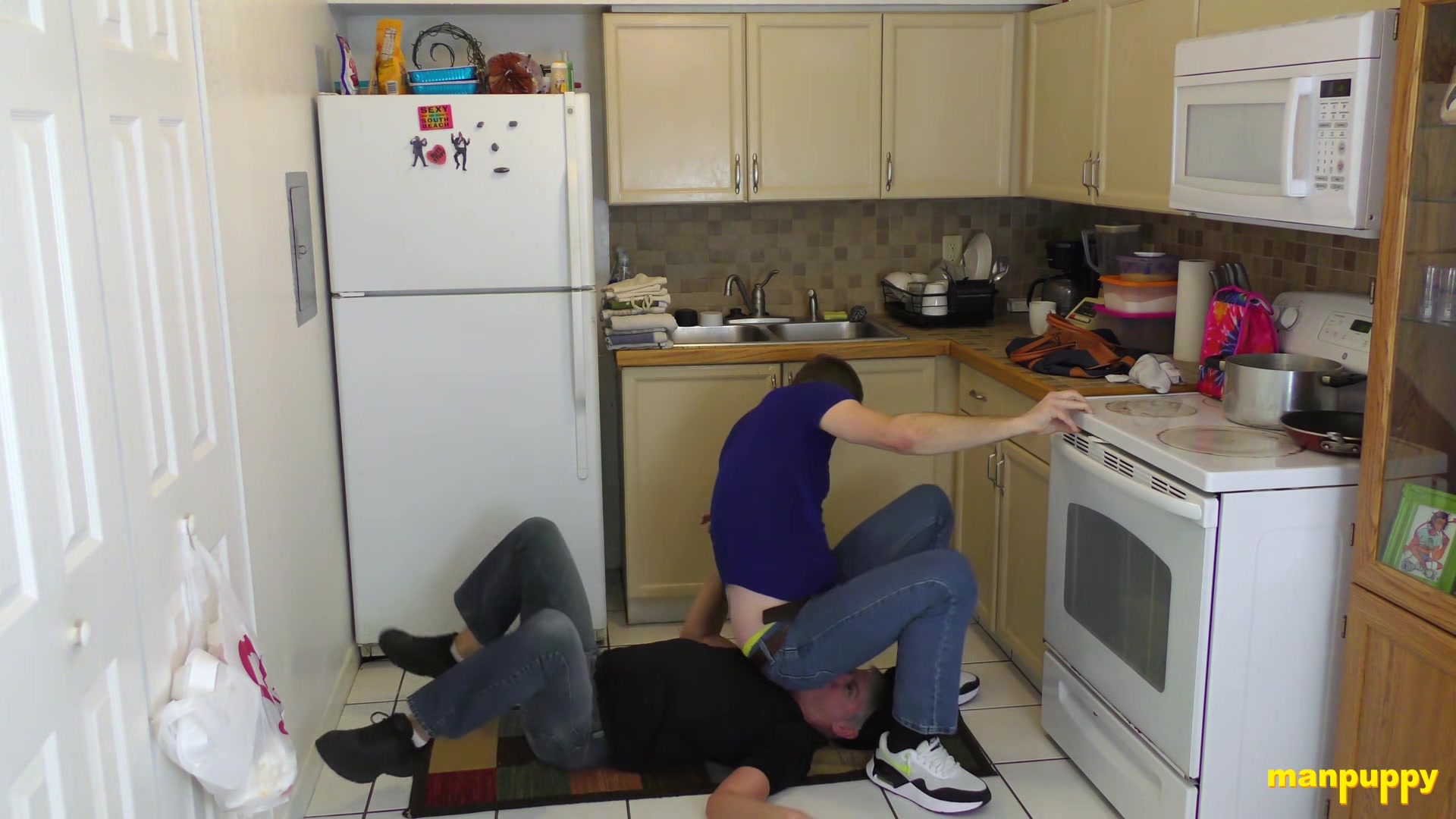 ManPuppy: Jake Skittles Shows Richard Lennox Who Is The Boss With Intense Face Sitting
