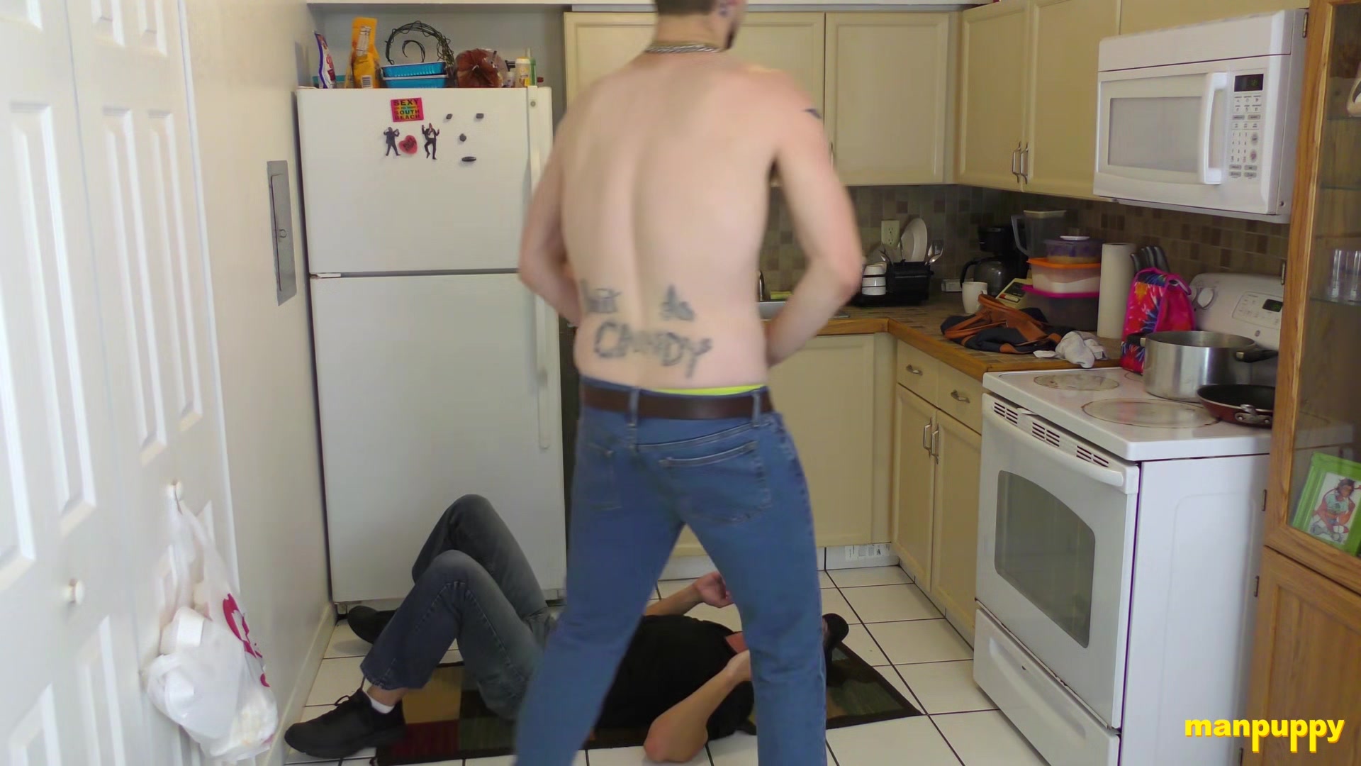 ManPuppy: Jake Skittles Shows Richard Lennox Who Is The Boss With Intense Face Sitting