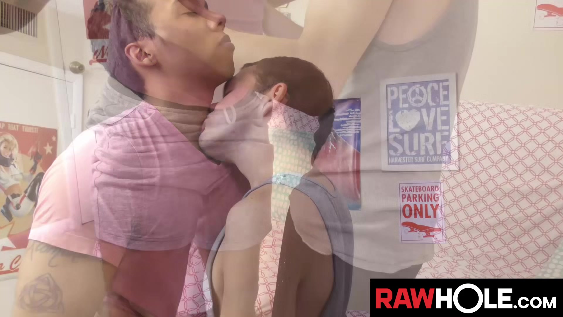 RAWHOLE Hung Jordan And Marcus Enjoys Bareback Scene