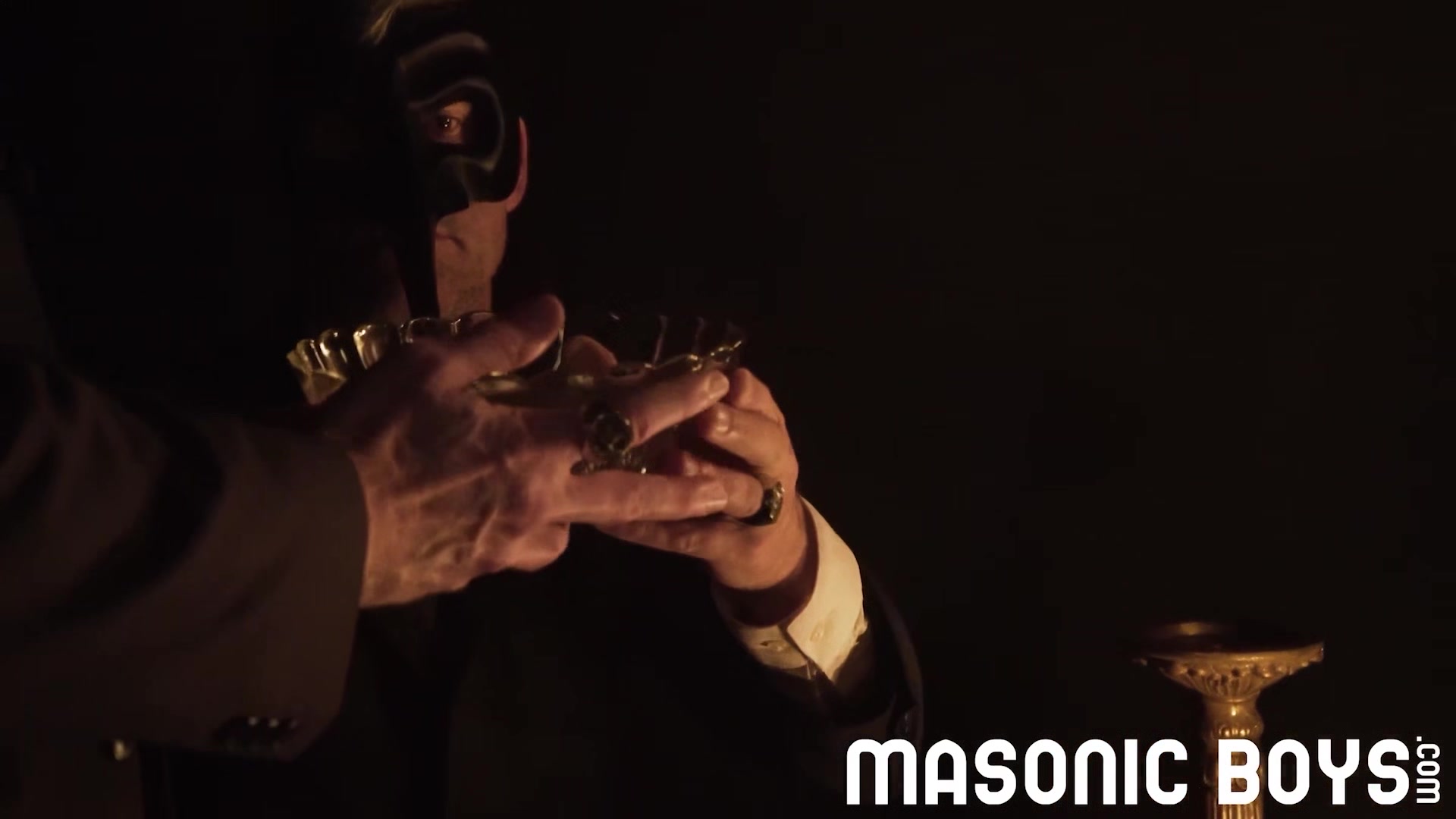 MasonicBoys - 2 hung suited guys bareback Apprentice Jack Andram