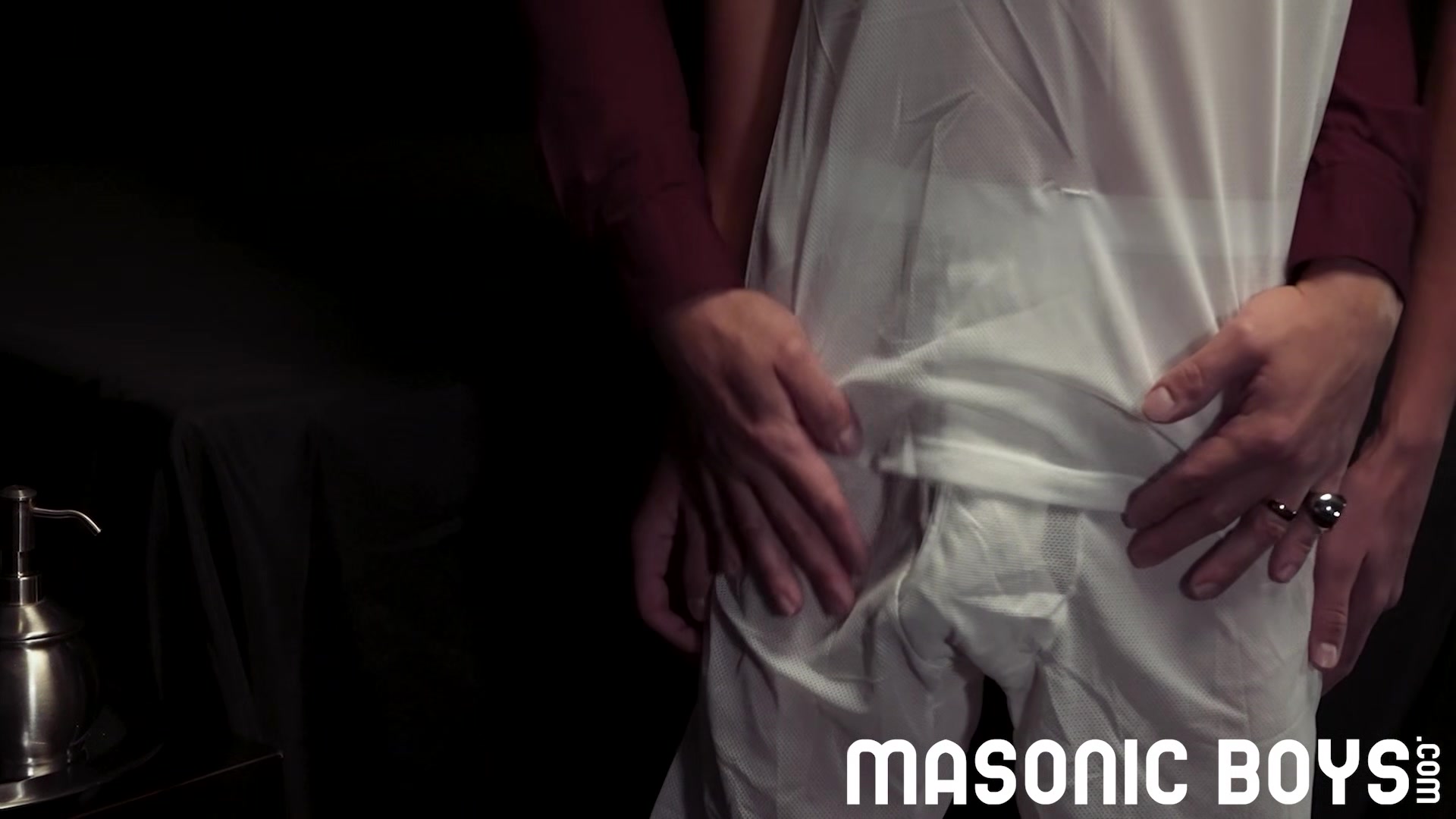 MasonicBoys - Mitch Cox and Rick Fantana humiliate & bareback twink